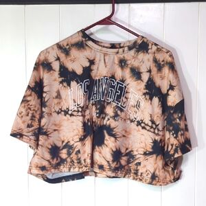 ❤️5/$25 Tie-Dye Los Angeles Crop Top